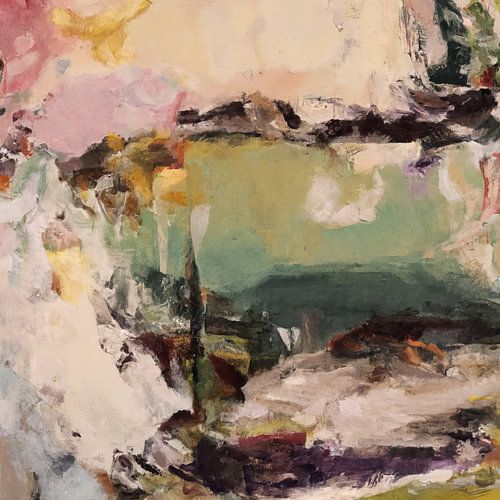 Peinture : paysage abstrait