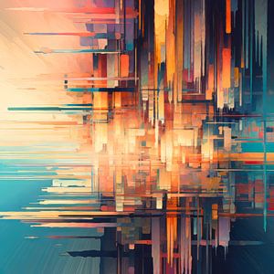 abstrait dynamique et fluide