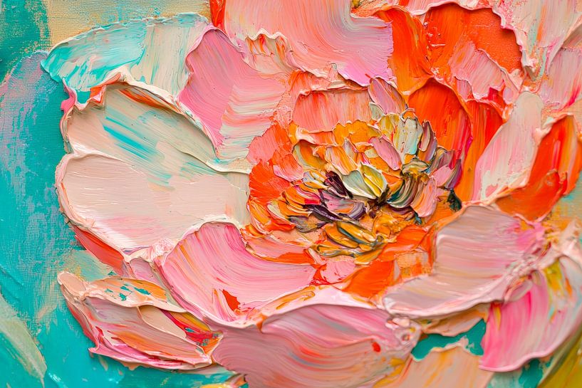 Poncierge flower magic in pastel colours by Poster Art Shop