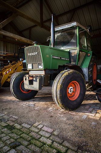 The farmer's tractor