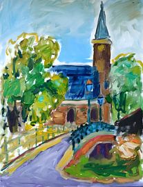 Great church of Schermerhorn by Simon Borst