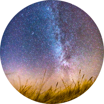 Melkweg vanuit het duin