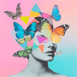 Dreamlike butterflies by Poster Art Shop