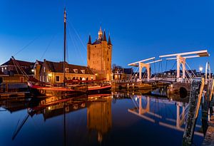 Avond in Zierikzee, Nederland van Adelheid Smitt