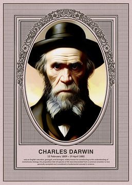 Charles Darwin by Sahruddin Said