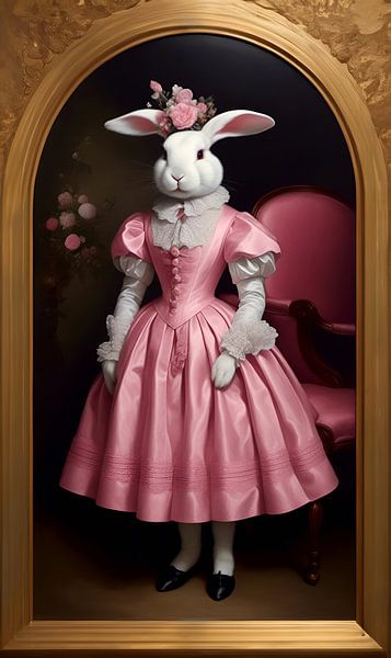 Sienna Rabbit in frame by Studio Ypie
