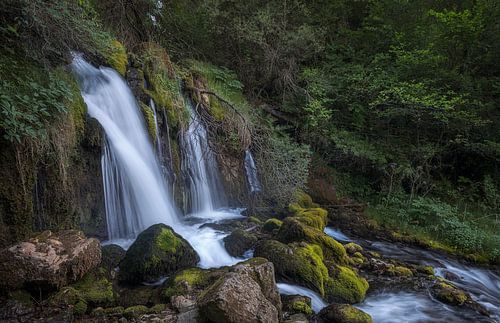 Source de la rivière Bastareny à Baga, dans le parc naturel du Cadi Moixero,