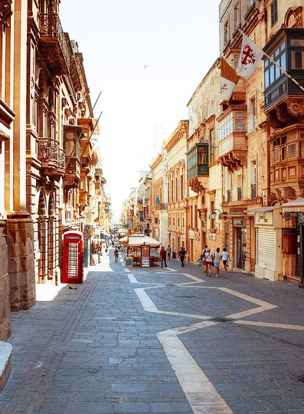 Valetta Inenstadt op Malta van Robert Styppa
