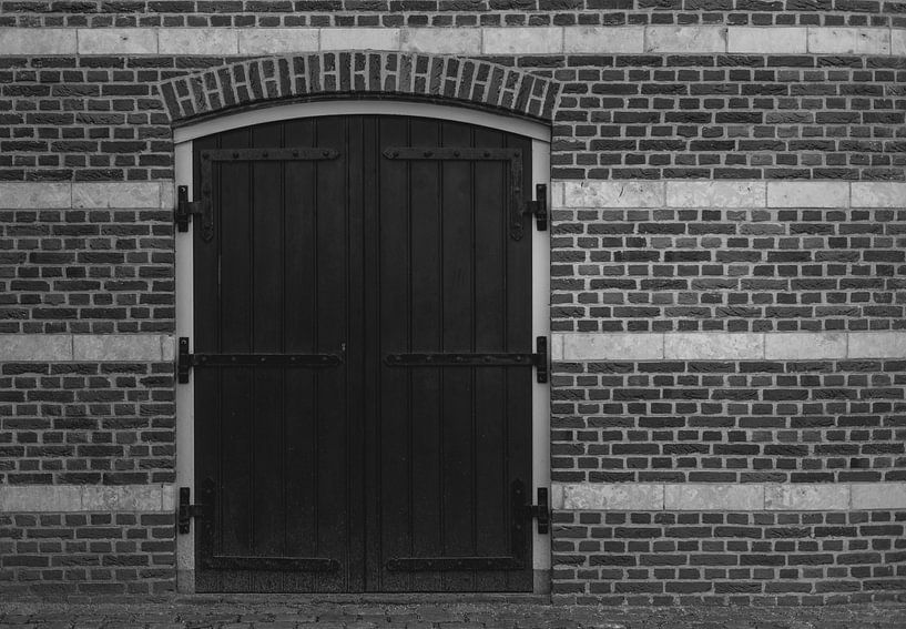 Tür der Molen de Adriaan | Haarlem | Niederlande, Europa von Sanne Dost