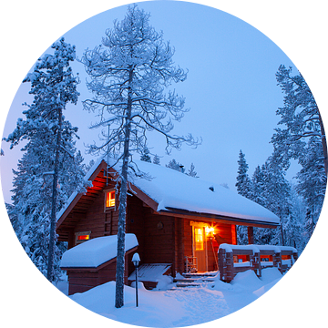 Hut in Finland van Menno Boermans