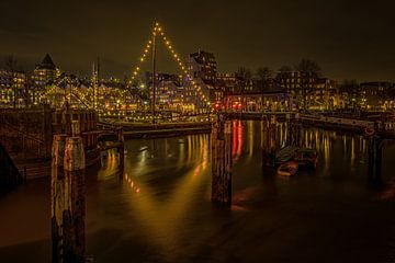 Old Harbour Rotterdam by Leon Okkenburg