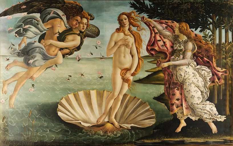 Die Geburt der Venus (Sandro Botticelli) von Rebel Ontwerp