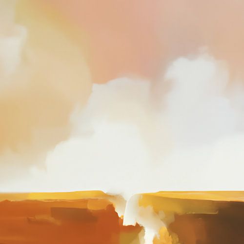 Gemälde "Die Schlucht"