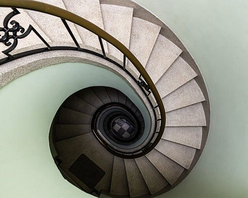 The spiral staircase