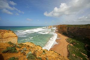 12 Apostelen Great Ocean Road van Peter Schickert