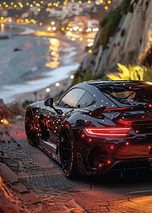 Porsche 911 in The Beach
