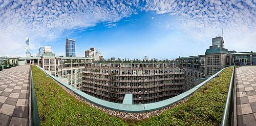 Panorama daktuin Groothandelsgebouw Rotterdam