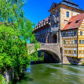 Bamberg - Oude stadhuis van Mixed media vector arts
