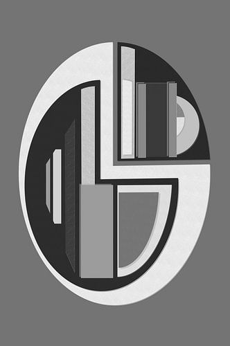 Ebenen in Schwarz und Weiß