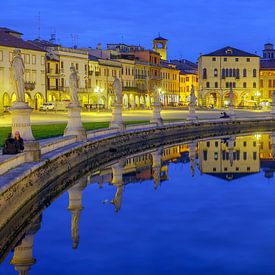 Prato della Valle, Padua, in the evening by Patrick Lohmüller