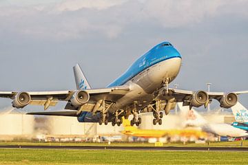 klm 747 take off van Arthur Bruinen