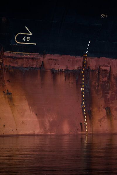 La proue d'un navire. Amsterdam par scheepskijkerhavenfotografie