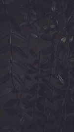 Dunkle hängende Pflanze in einer mystischen und nüchternen Komposition: Eine stilvolle und zeitlose Darstellung der natürlichen Schönheit mit tiefen Schatten und subtilen Kontrasten von ByLulu