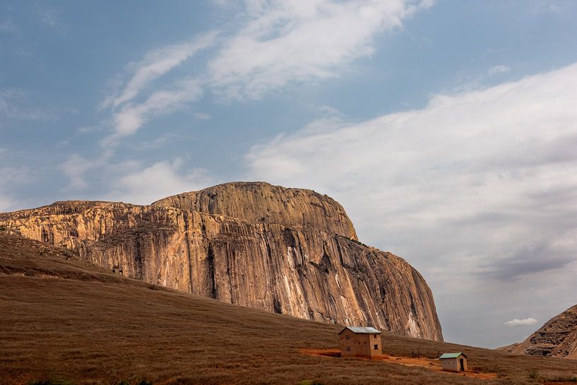 Cottages at the foot of Fandana, Madagascar by Felix Sedney