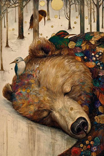 Brom the Snoring Bear and Watchman the Kingfisher by Whale & Sons