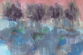 Dromerig abstract landschap van Lori Ann Folz