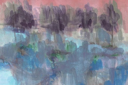 Dromerig abstract landschap