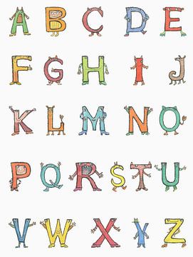 Gelukkige brieven - ABC van Sonja Mengkowski