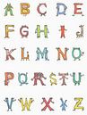 Fröhliche Buchstaben - ABC von Sonja Mengkowski Miniaturansicht