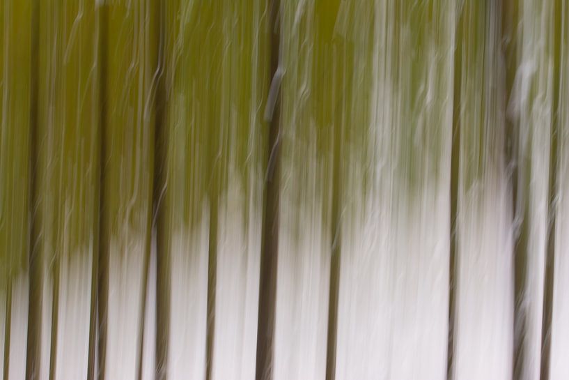 Abstract landschap van Lucia Leemans