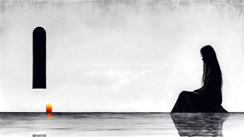 Surreal contemplation by Frank Heinz