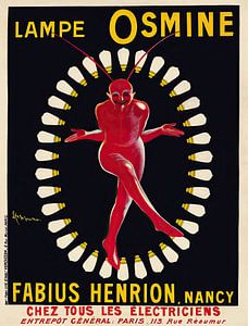 Leonetto Cappiello - Lampe Osmine (1910)