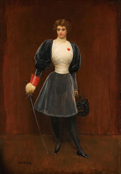 The fencer, Jean Béraud by Masterful Masters