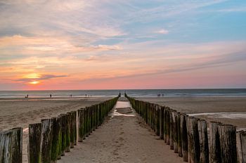 Coucher de soleil à Domburg