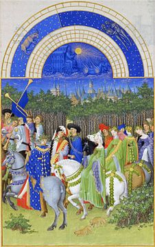 Mei (Très Riches Heures) – Gebroeders van Limburg