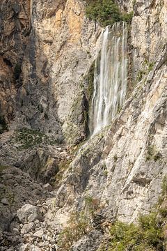 Boka, waterfall in western Slovenia by Eric van Nieuwland