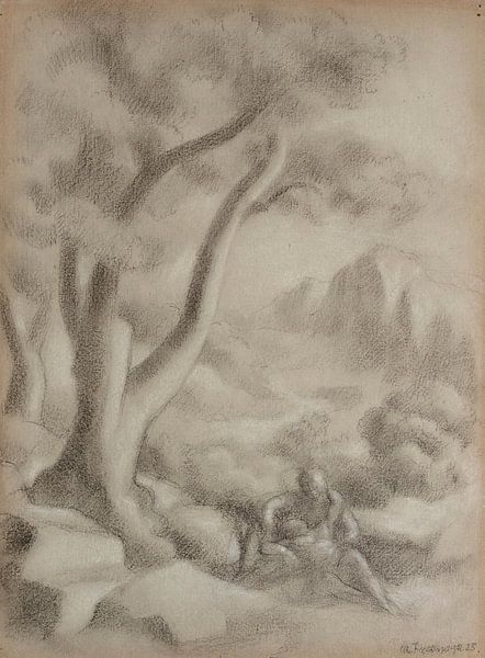 Roger de La Fresnaye - The Lovers, Animated Landscape (1925) by Peter Balan