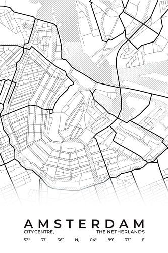 City map of Amsterdam