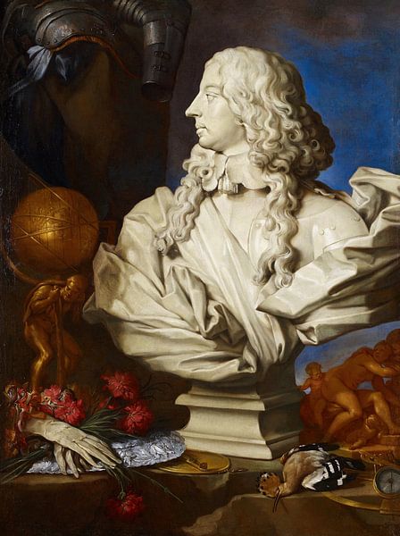 Allegorical Still Life with Bernini’s Bust of Francis I d’Este, Francesco Stringa by Masterful Masters