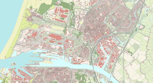 Kaart van Beverwijk