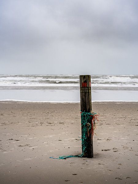 Strandpfosten auf Texel von Steven Goovaerts