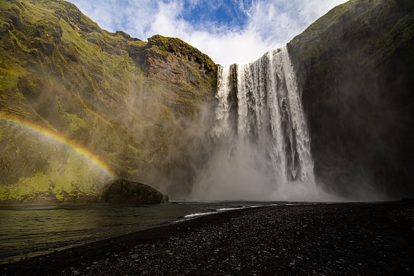 Skógafoss Island von Cindy Dijksman