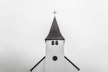 Kirche in Schwarz und Weiß von Myrthe Vlasveld
