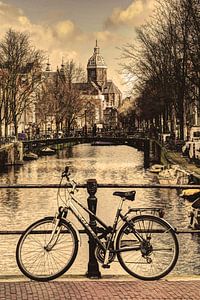 Inner city of Amsterdam Netherlands Old