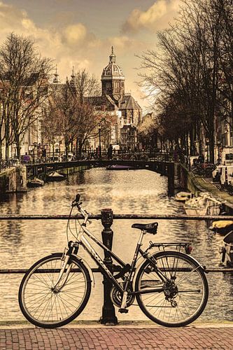 Centre ville d'Amsterdam Pays-Bas Vieux