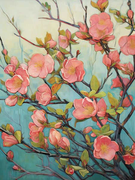Morgenlicht auf Blüten von Blumen Studio